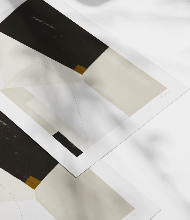 En Pièces 2 - Modern Abstract Prints for Transforming Your Home Decor- Studio Ninon