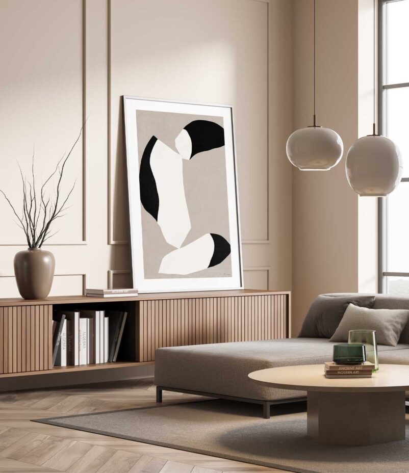 "Triade Abstraite" - Modern Abstract Prints for Transforming Your Home Decor - Studio Ninon